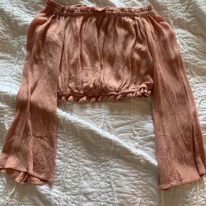 Off the Shoulder Crop Top